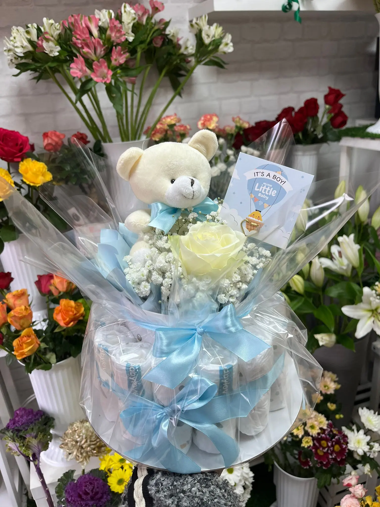 Zimski cvetni aranžman